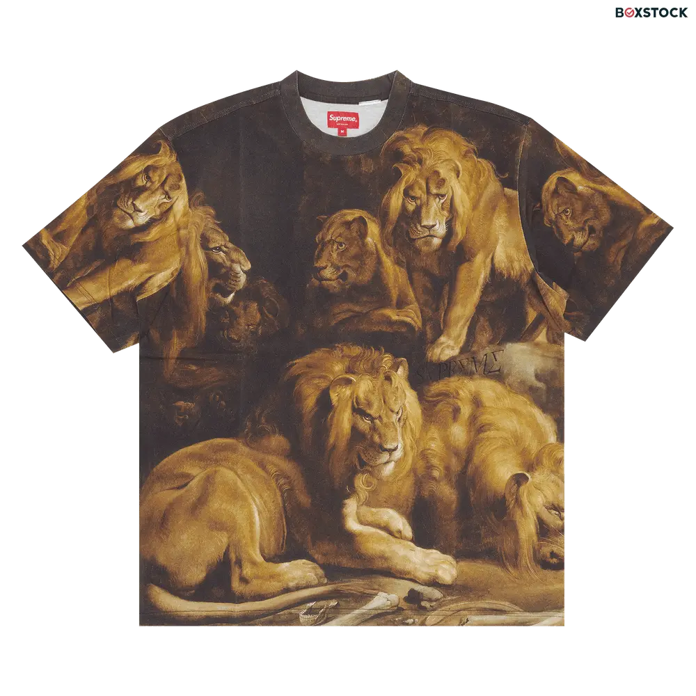 supreme Supreme Lion's Den Short-Sleeve Top 'Multicolor' Multi-Color Fall/Winter 2022