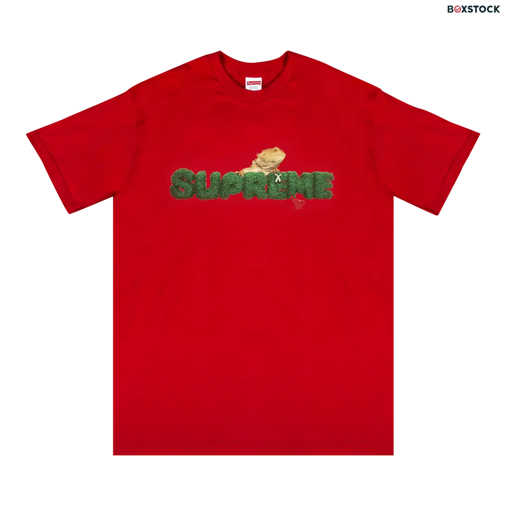 supreme Supreme Lizard Tee 'Red' Spring/Summer 2020