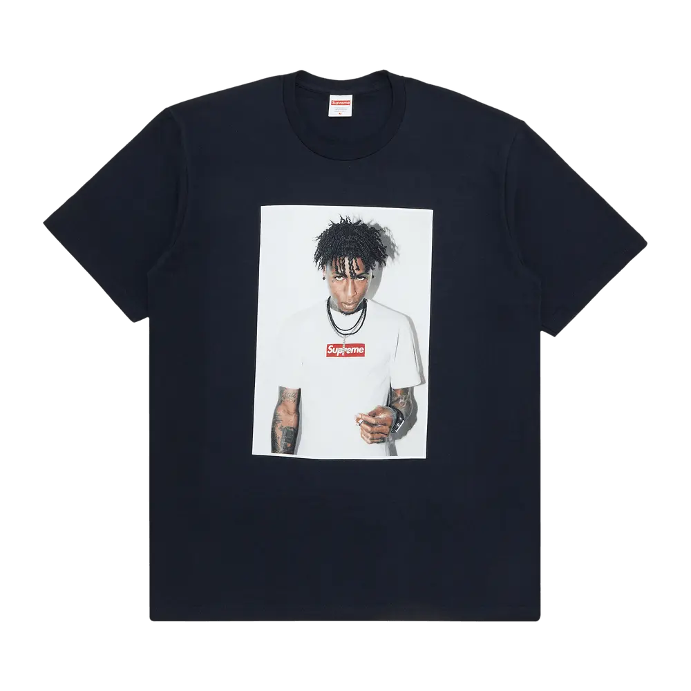 Supreme NBA Youngboy Tee 'Navy' Blue Fall/Winter 2023