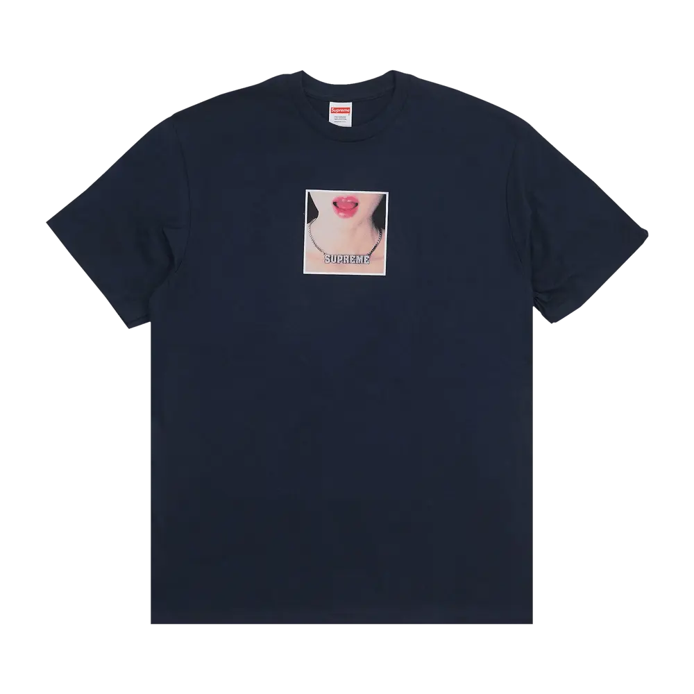 Supreme Necklace Tee 'Black' Spring/Summer 2018