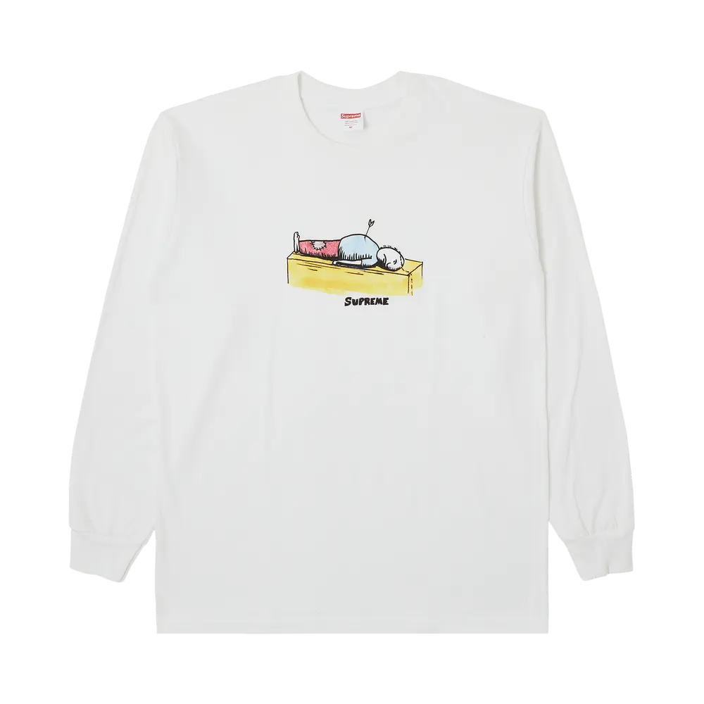 Supreme Neil Blender Arrow Long-Sleeve Tee 'White' Fall/Winter 2023
