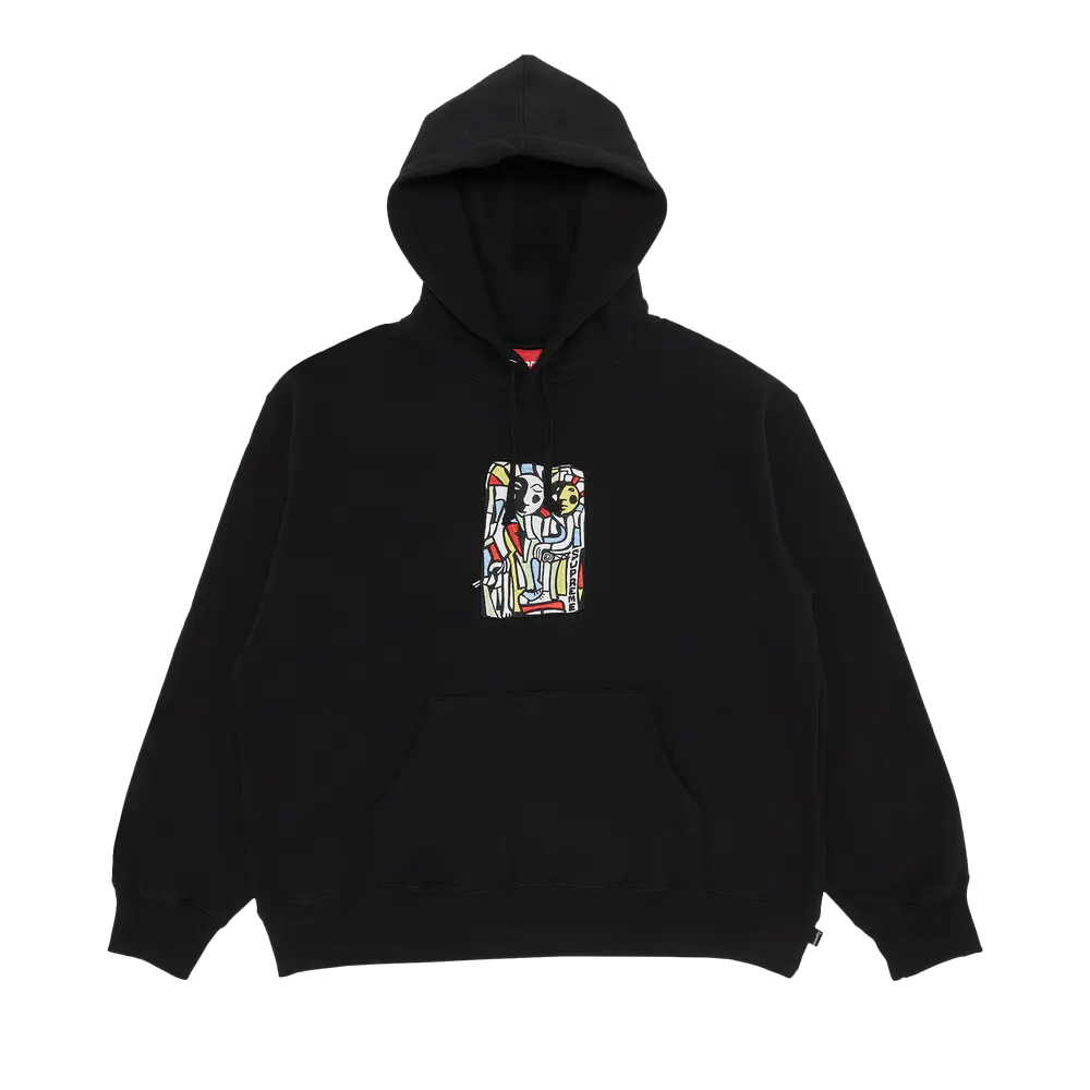 Supreme Neil Blender Mosaic Hooded Sweatshirt 'Black' Fall/Winter 2023