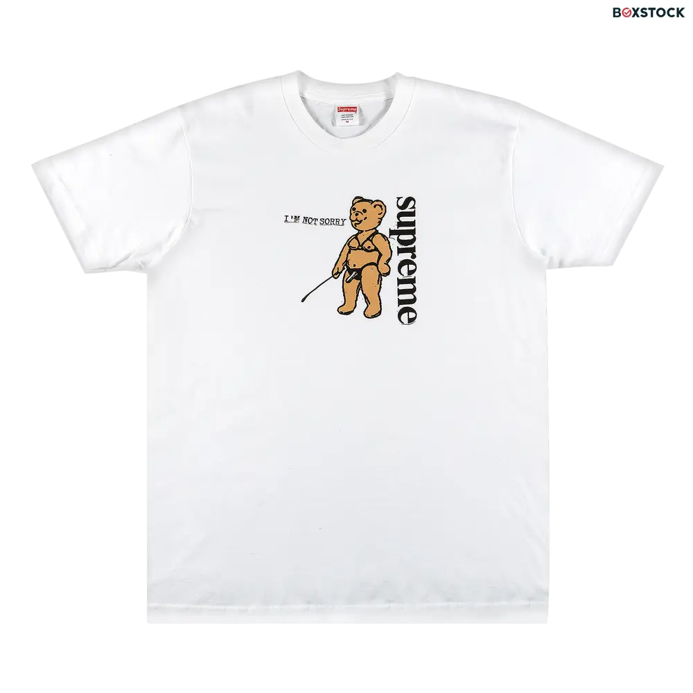 supreme Supreme Not Sorry Tee 'White' Spring/Summer 2021