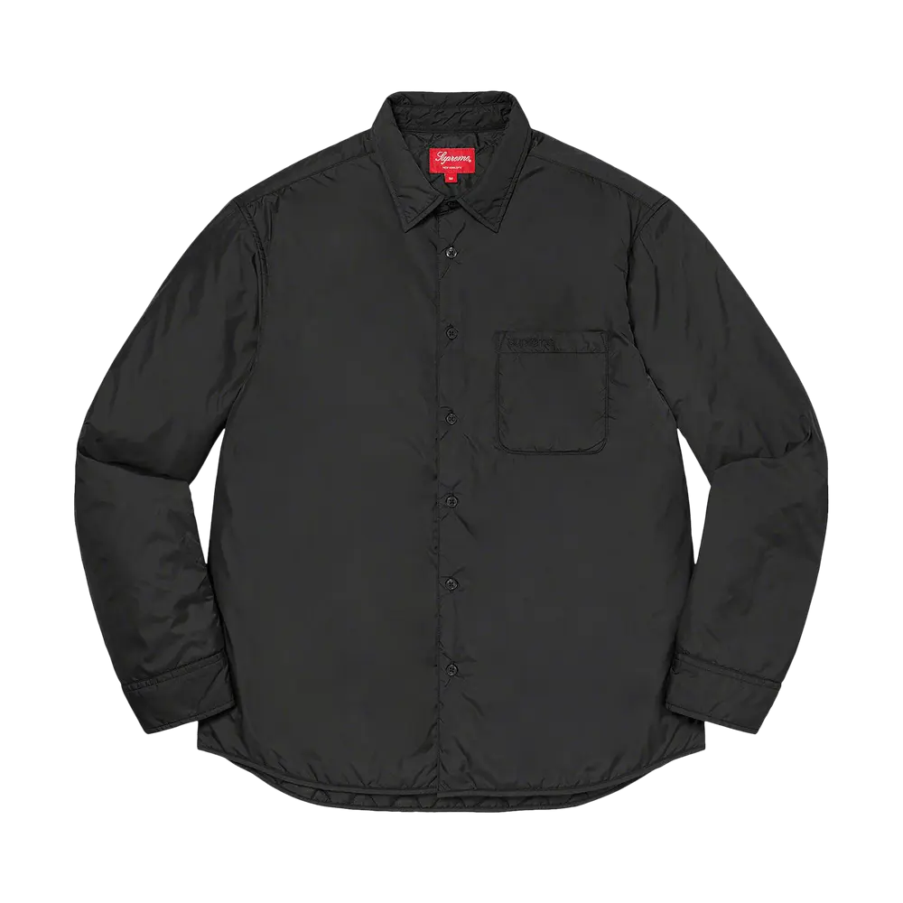 Supreme Nylon Filled Shirt 'Black' Fall/Winter 2022