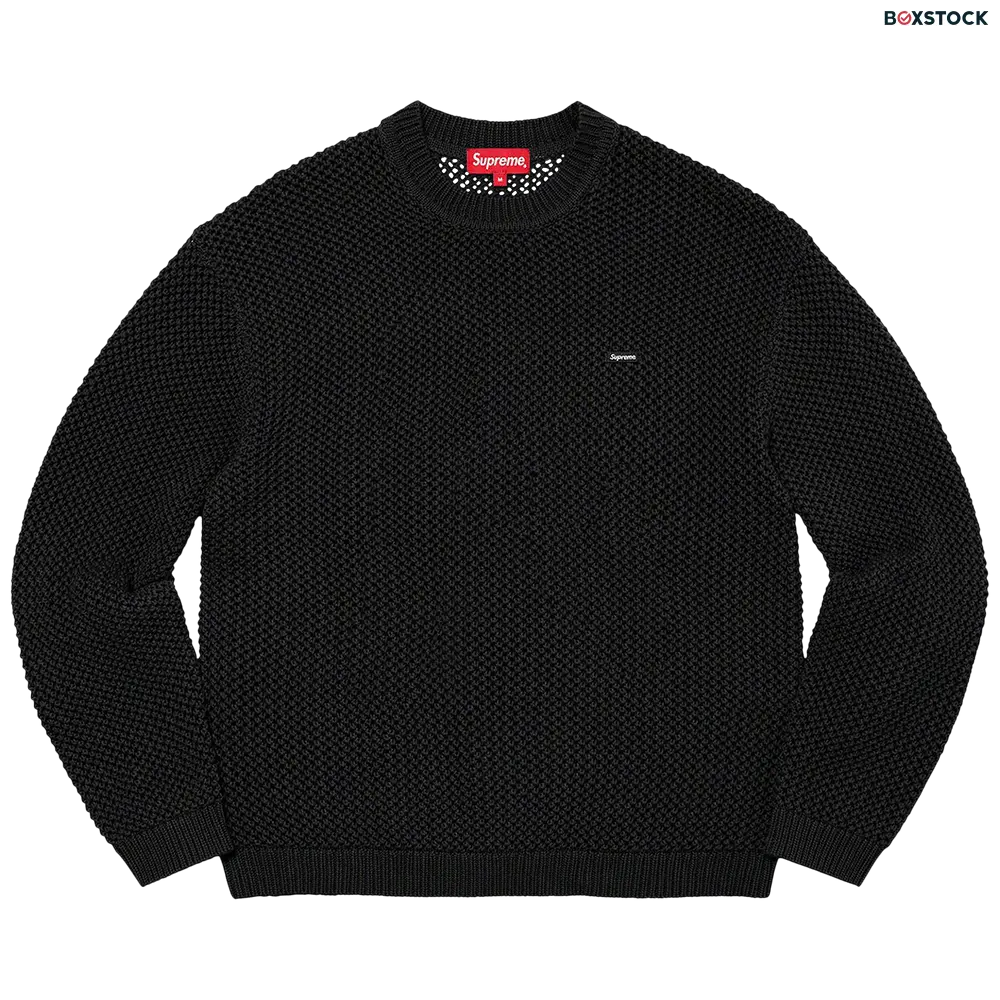 supreme Supreme Open Knit Smallbox Sweater 'Black' Spring/Summer 2022