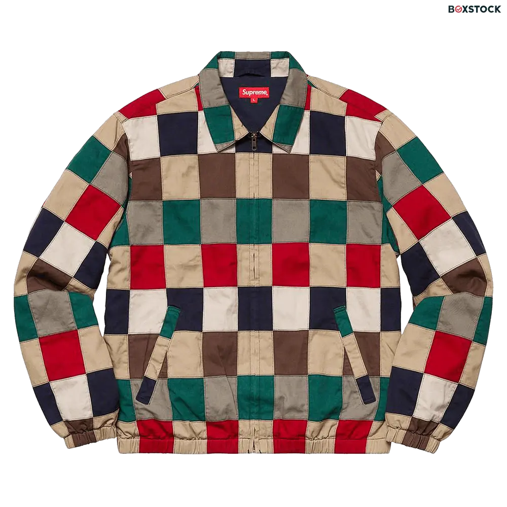supreme Supreme Patchwork Harrington Jacket 'Multicolor' Multi-Color Spring/Summer 2019
