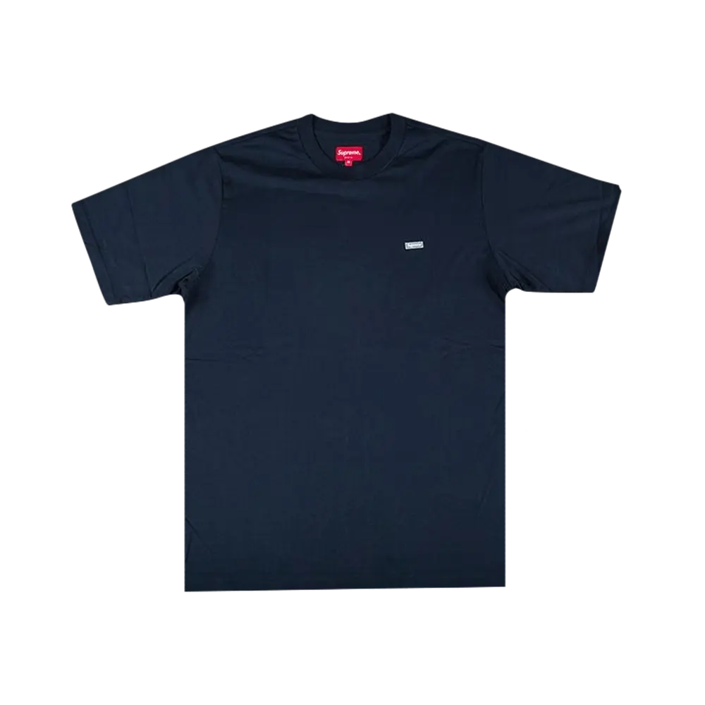 Supreme Reflective Small Box T-Shirt 'Navy' Blue Fall/Winter 2018