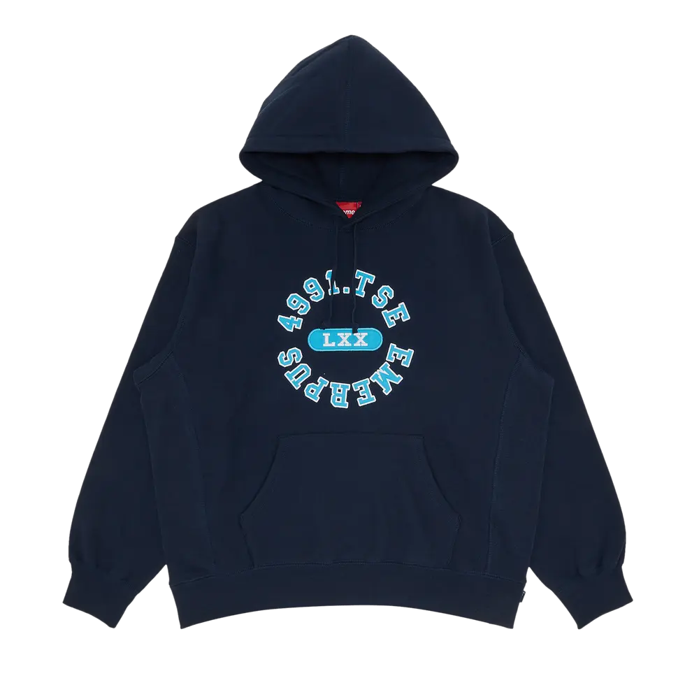 Supreme Reverse Hooded Sweatshirt 'Navy' Blue Spring/Summer 2023