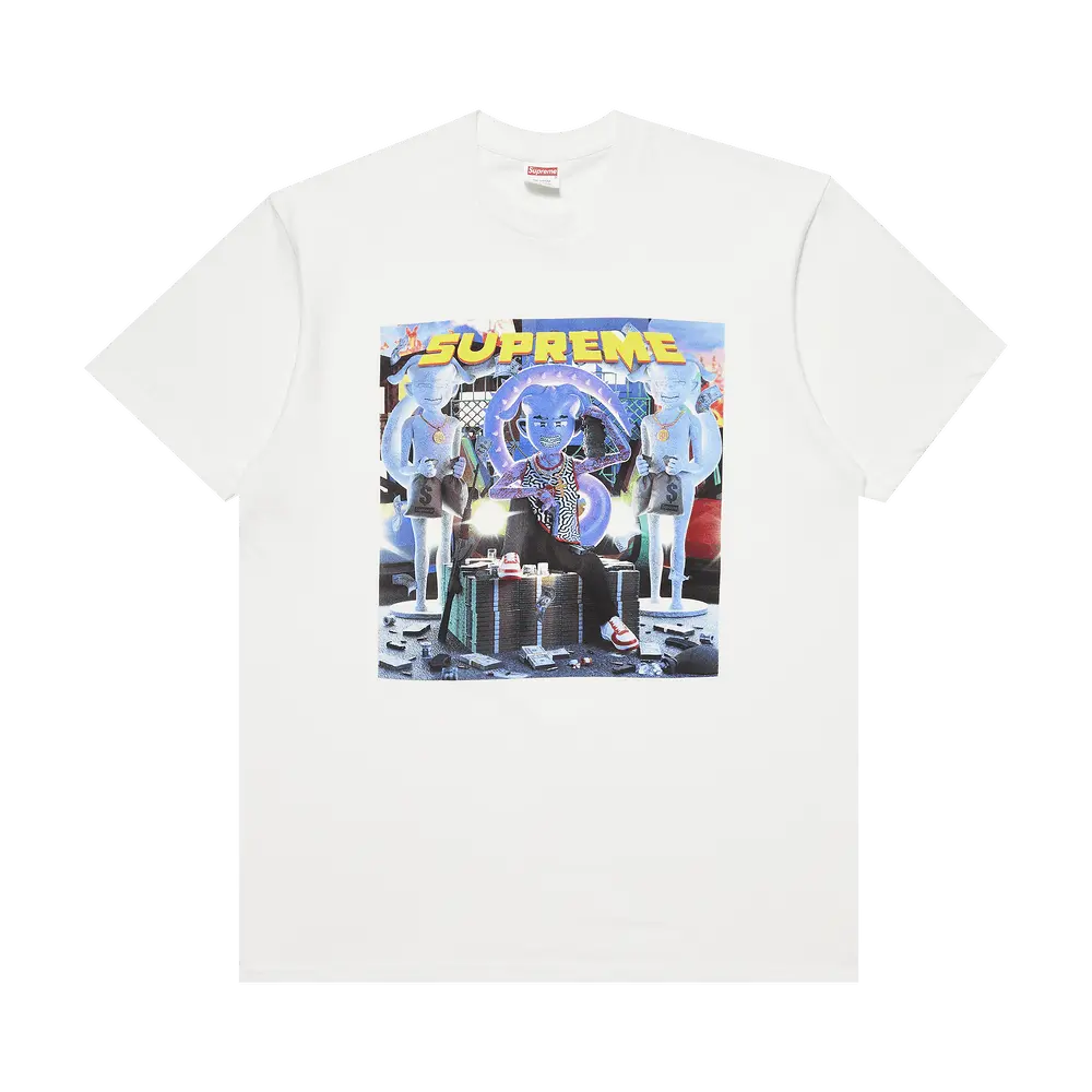 Supreme Richest Tee 'White' Fall/Winter 2021