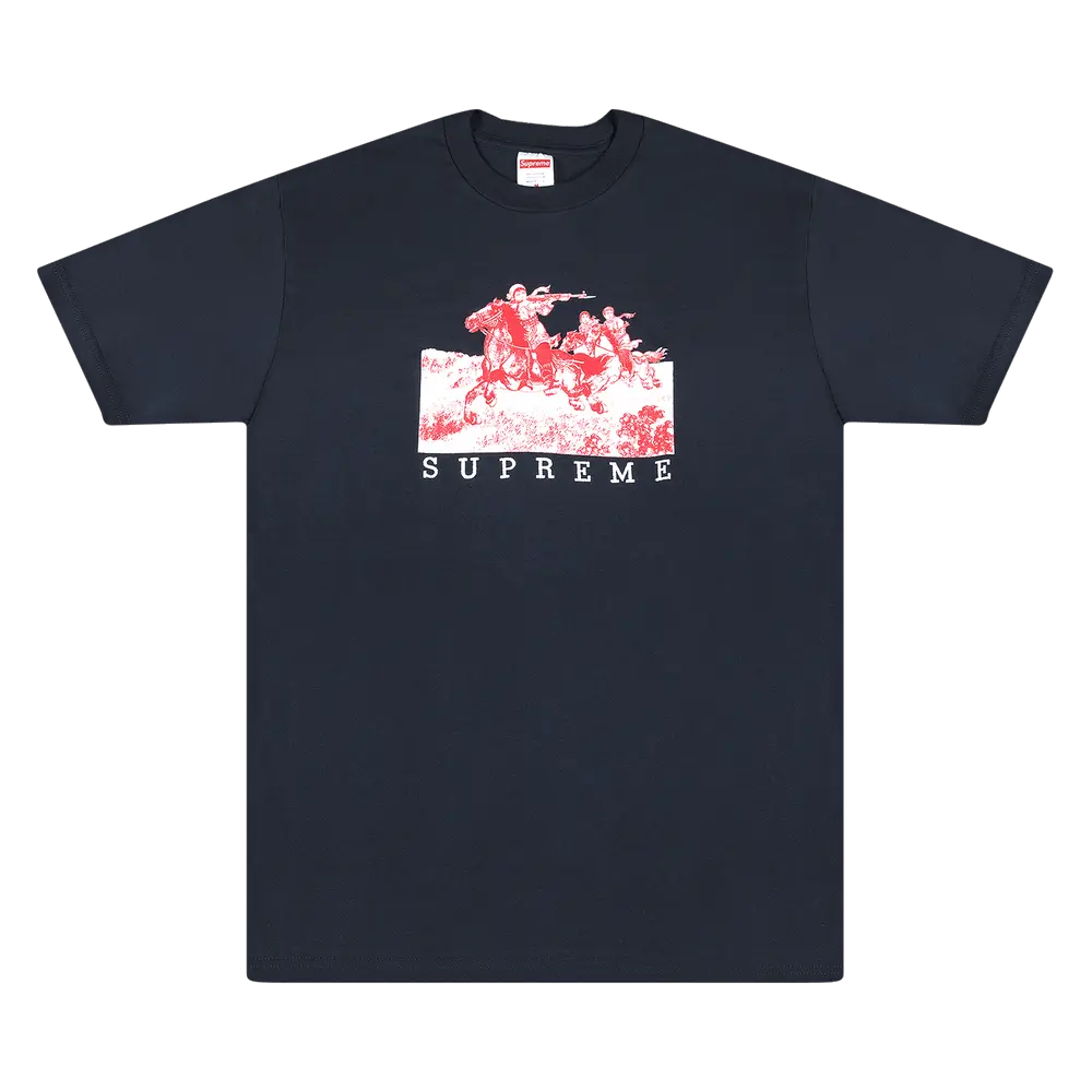 Supreme Riders T-Shirt 'Navy' Blue Spring/Summer 2019