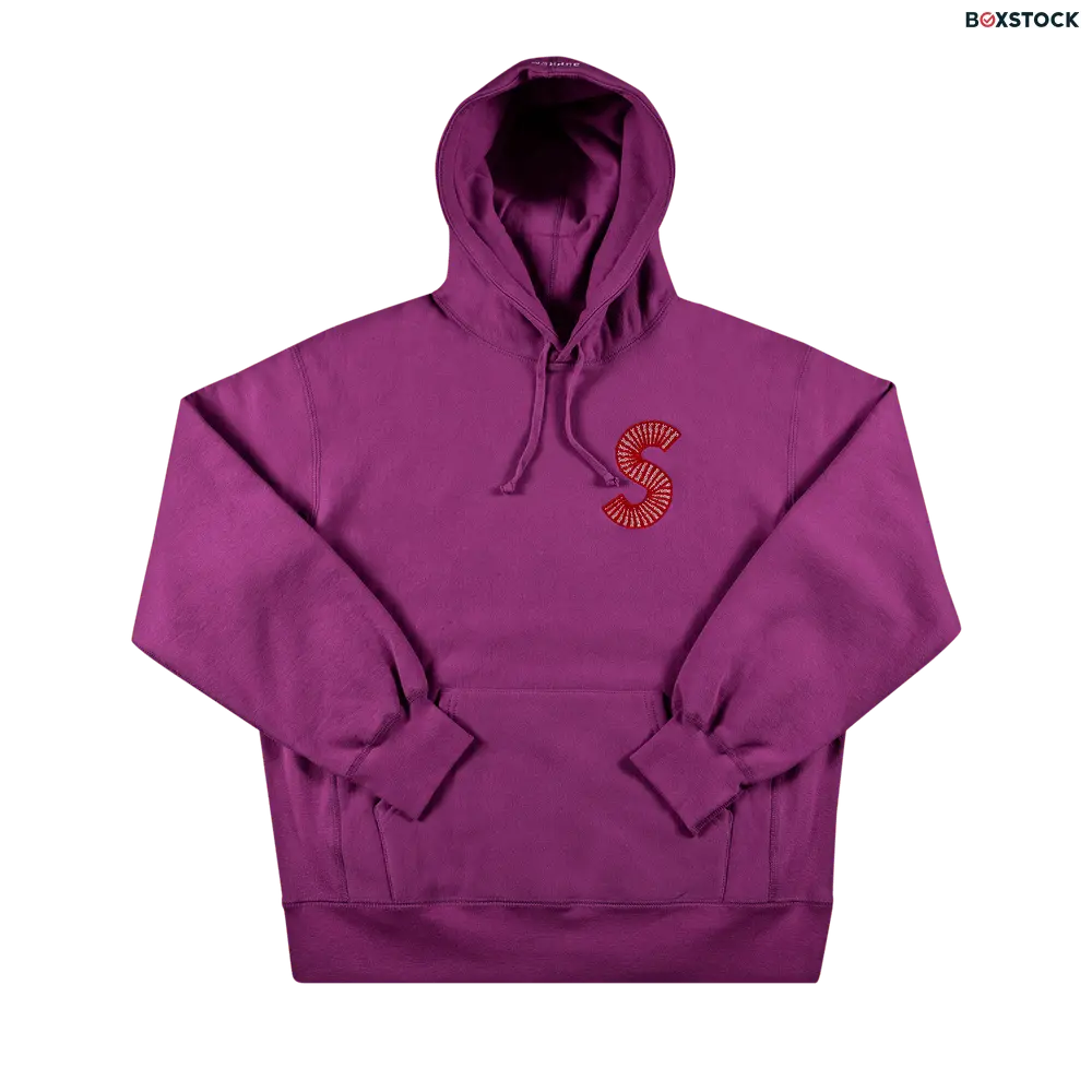Supreme S Logo Hooded Sweatshirt 'Bright Purple' Fall/Winter 2020