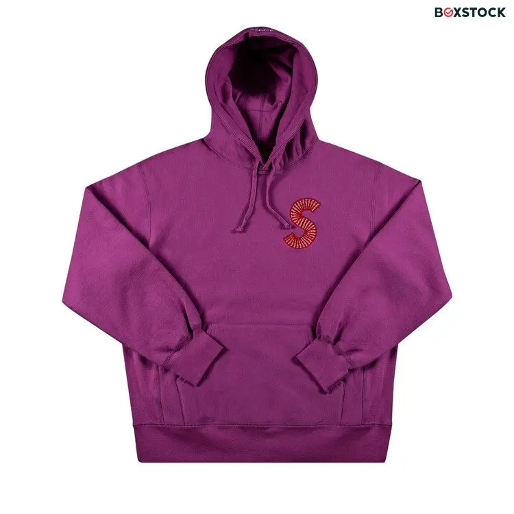 Supreme S Logo Hooded Sweatshirt 'Bright Purple' Fall/Winter 2020