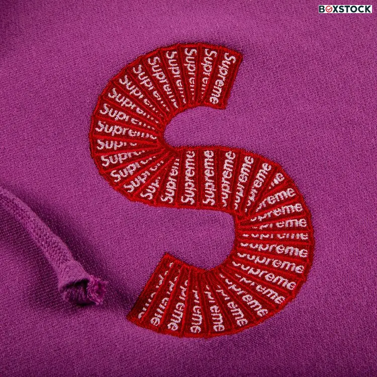 Supreme S Logo Hooded Sweatshirt 'Bright Purple' Fall/Winter 2020