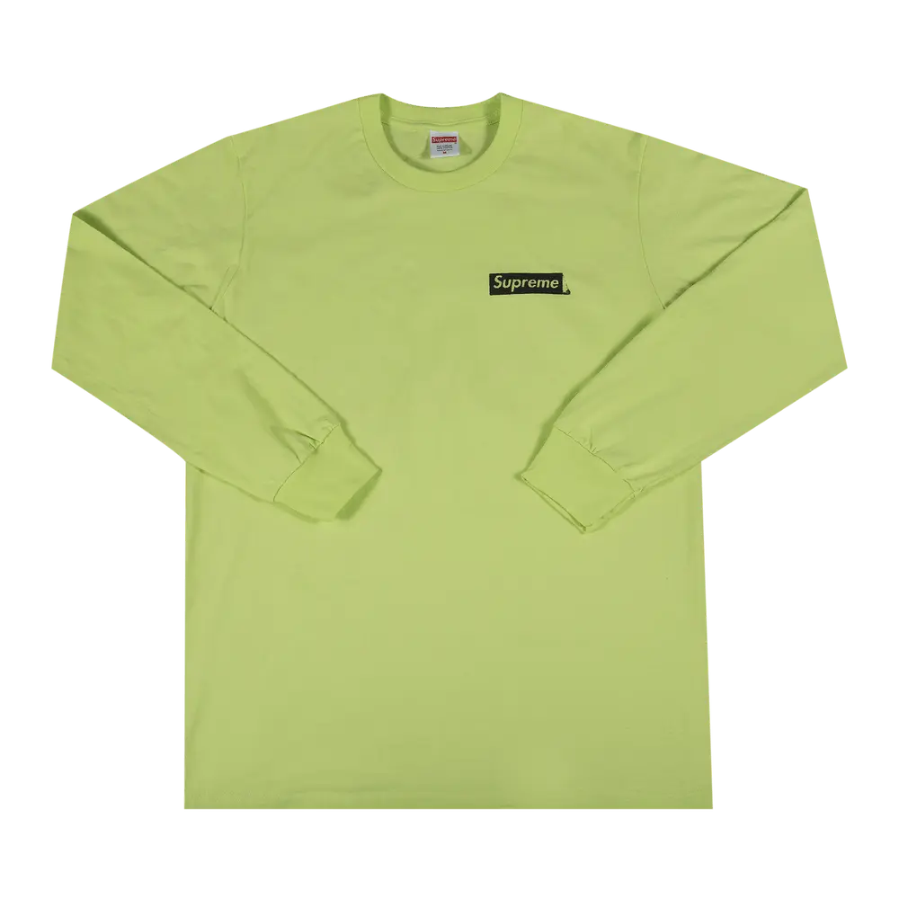 Supreme Sacred Unique Long-Sleeve Tee 'Neon Green' Spring/Summer 2020