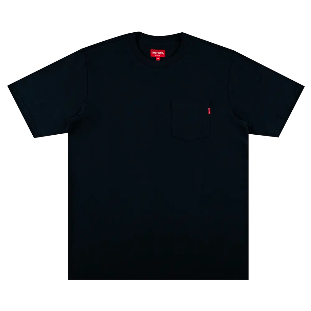 Supreme Short-Sleeve Pocket Tee 'Navy' Blue Fall/Winter 2020
