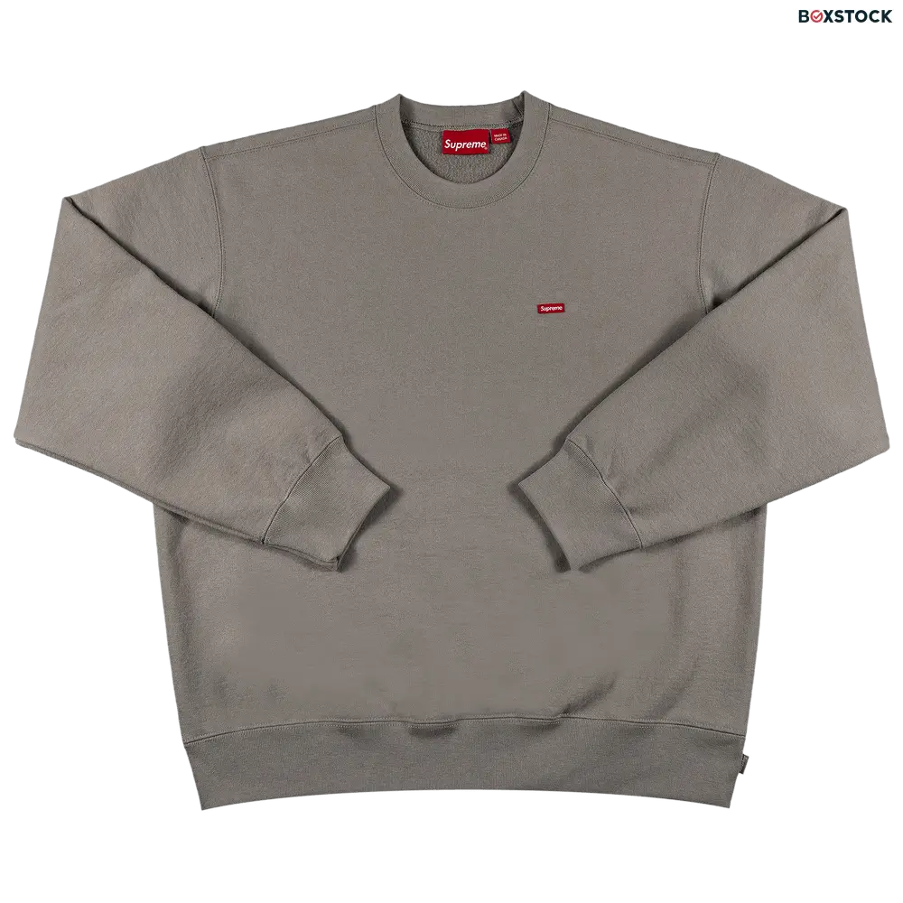 supreme Supreme Small Box Crewneck 'Grey' Spring/Summer 2022