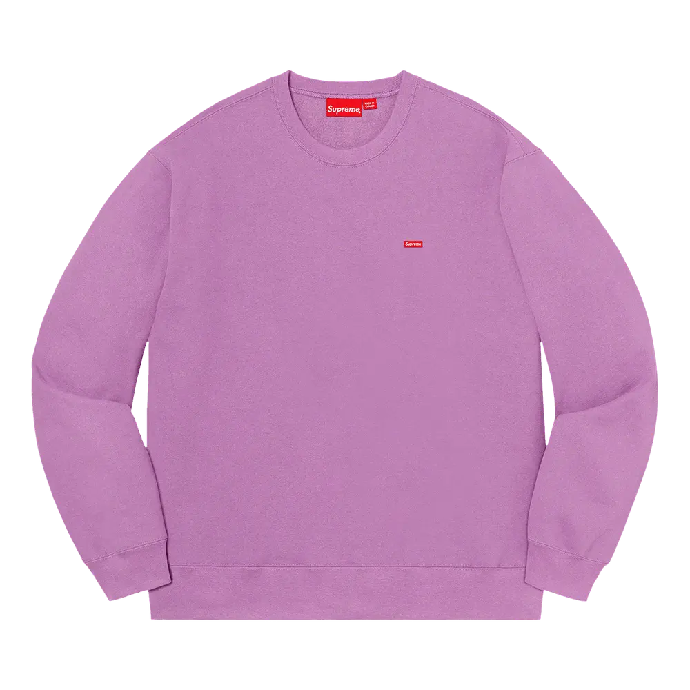 Supreme Small Box Crewneck 'Violet' Purple Fall/Winter 2020