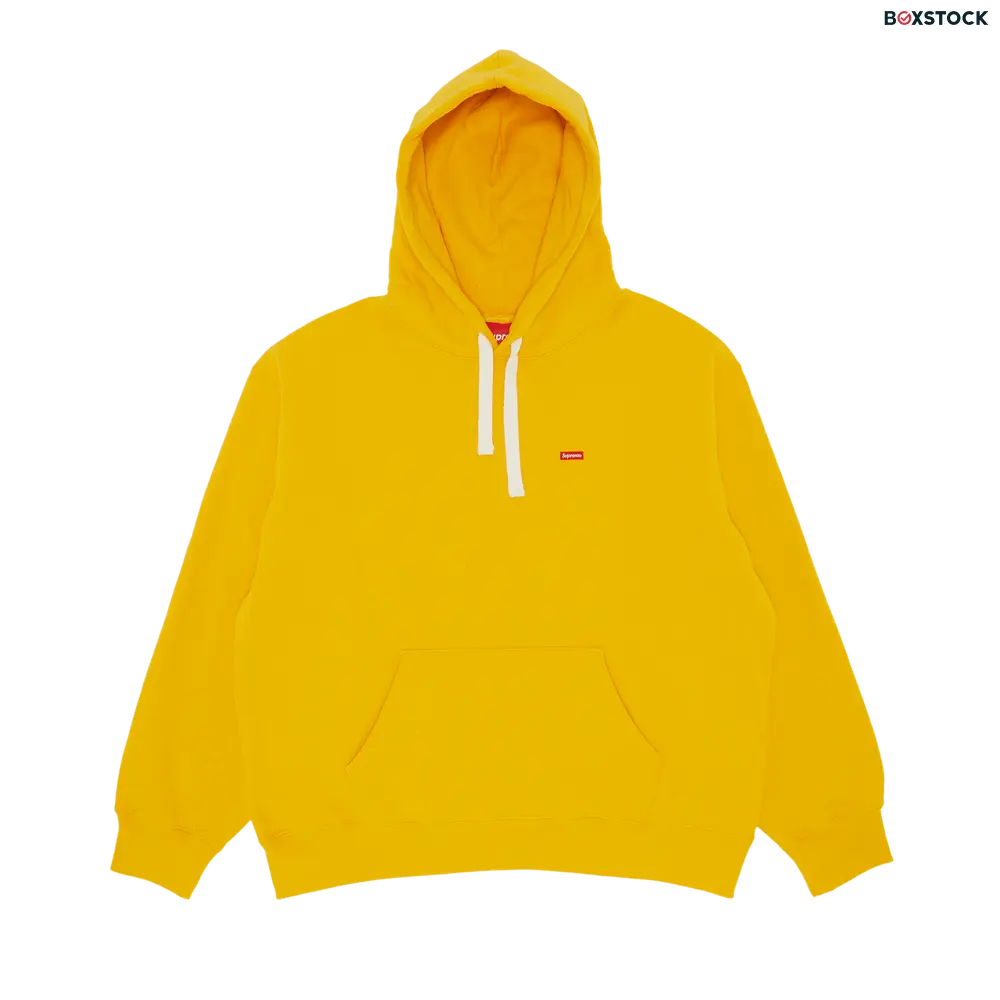 supreme Supreme Small Box Drawcord Hooded Sweatshirt 'Bright Gold' Fall/Winter 2023