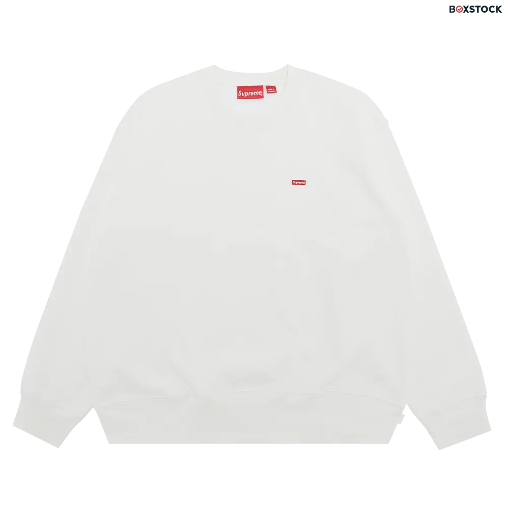 supreme Supreme Small Box Crewneck 'White' Spring/Summer 2023