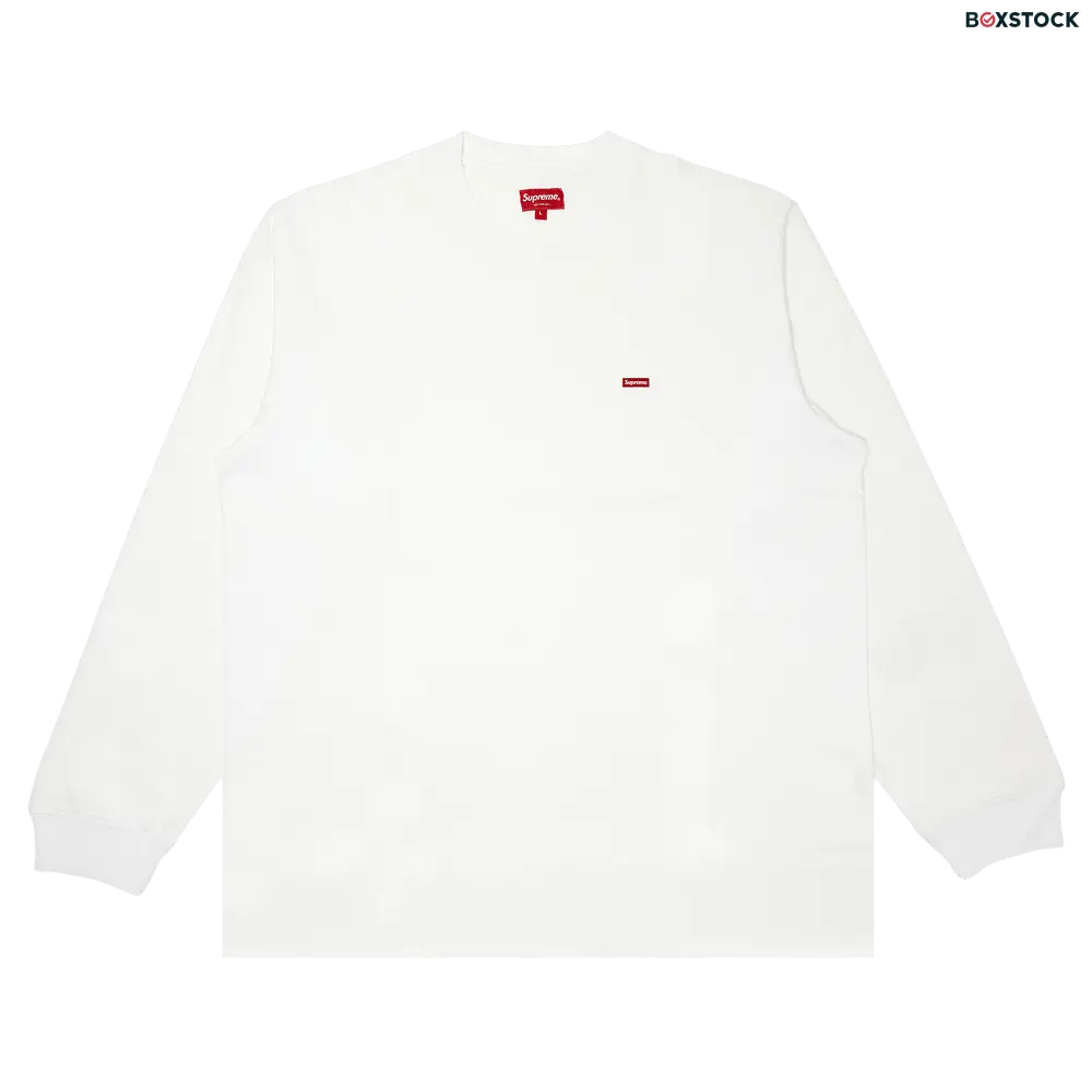 supreme Supreme Small Box Long-Sleeve Tee 'White' Spring/Summer 2023
