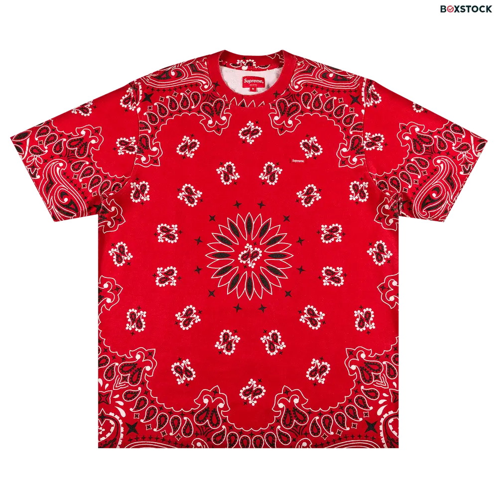 supreme Supreme Small Box Tee 'Red Bandana' Spring/Summer 2021