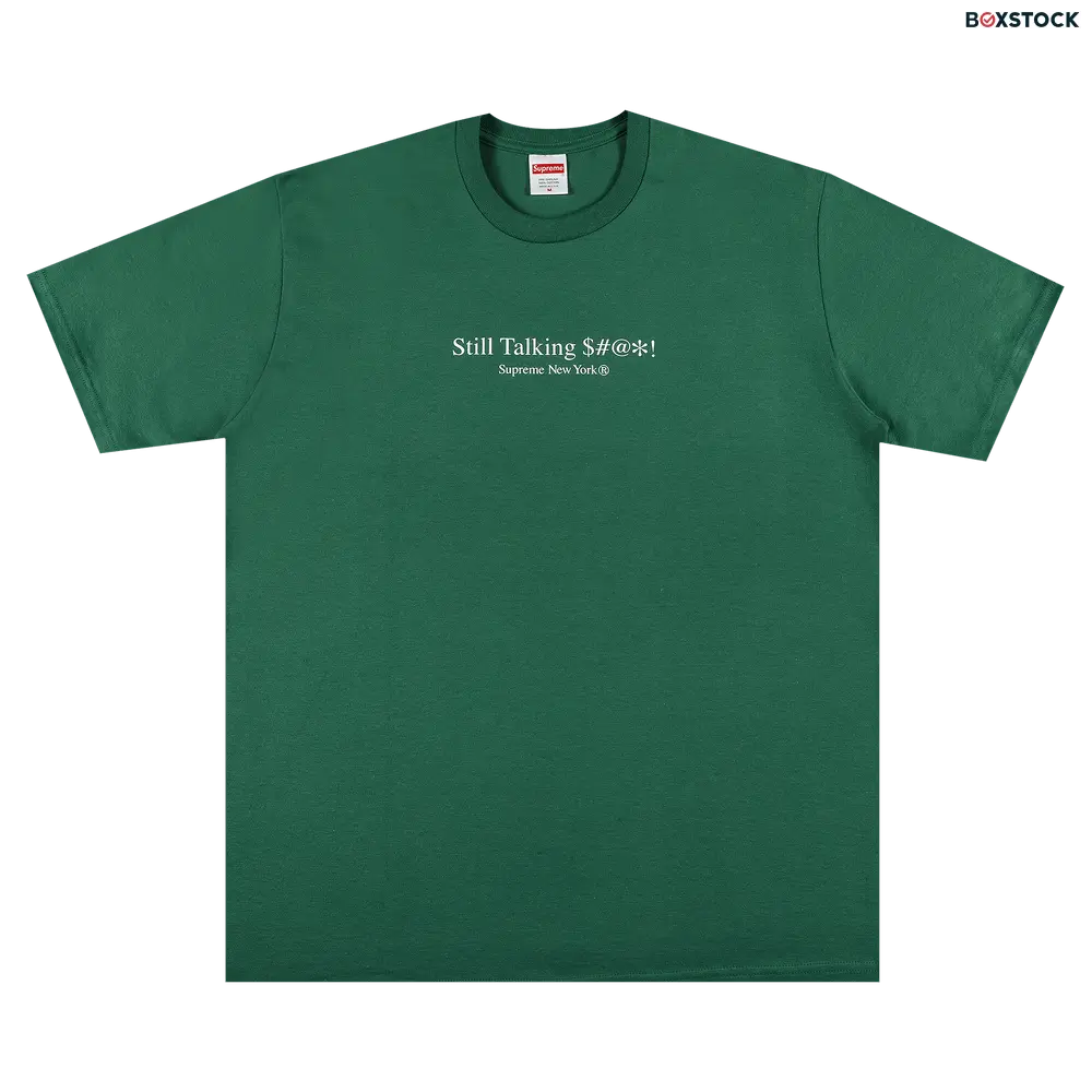 supreme Supreme Still Talking Tee 'Light Pine' Green Spring/Summer 2022