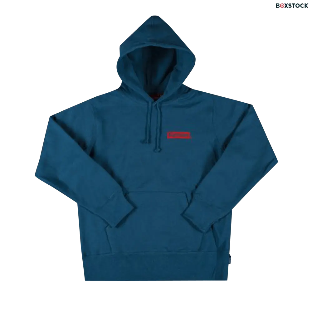 supreme Supreme Stop Crying Hooded Sweatshirt 'Blue' Fall/Winter 2019