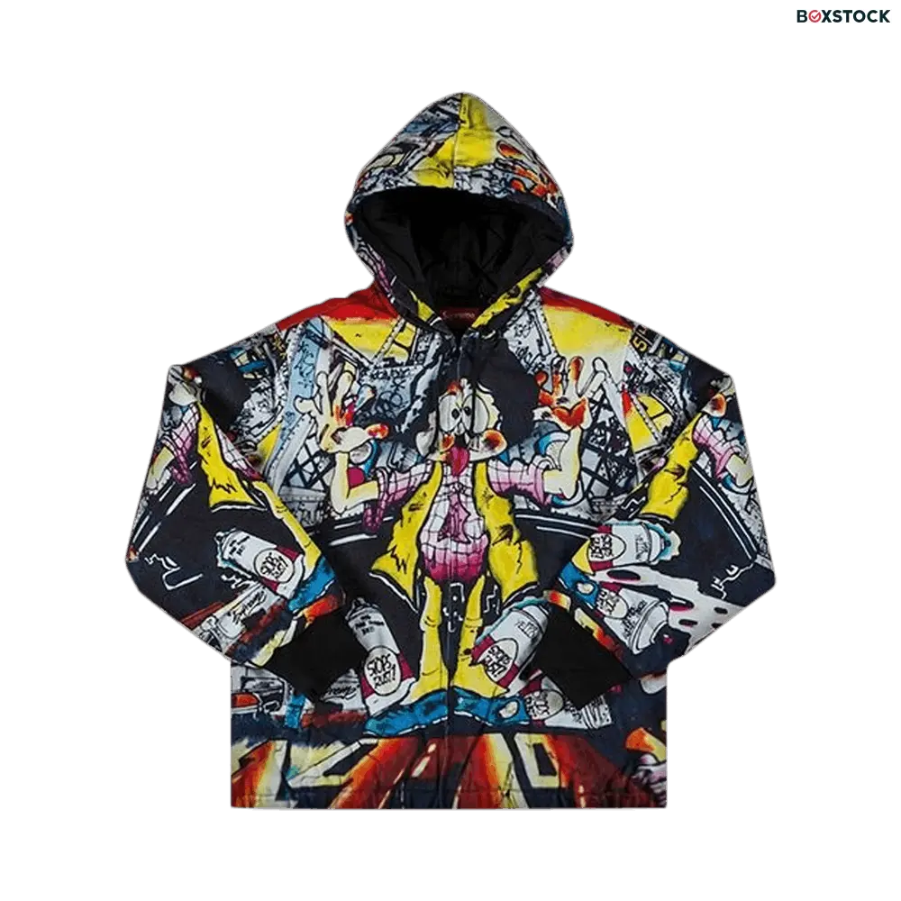 supreme Supreme The Yard Hooded Work Jacket 'Multi' Multi-Color Spring/Summer 2018