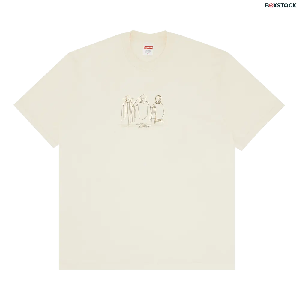 supreme Supreme Three Kings Tee 'Natural' Cream Spring/Summer 2023