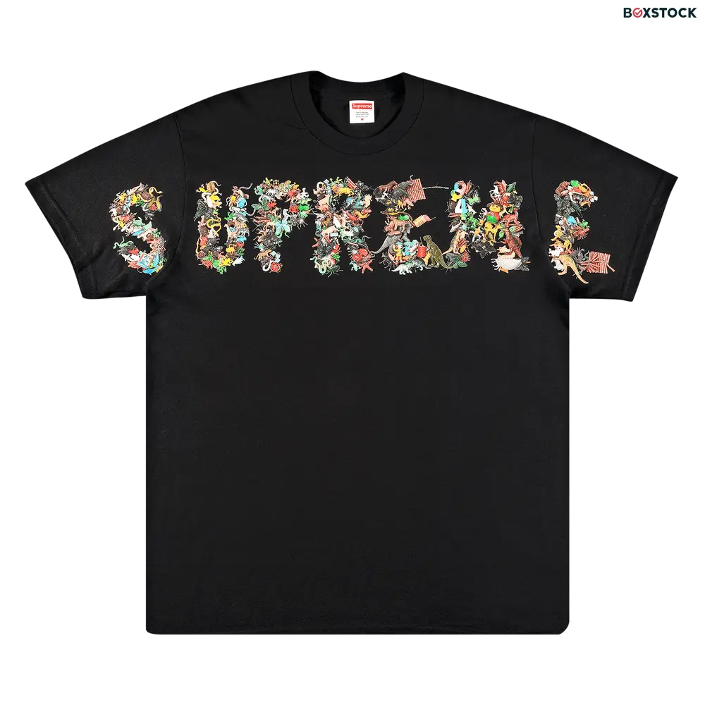 supreme Supreme Toy Pile Tee 'Black' Spring/Summer 2021