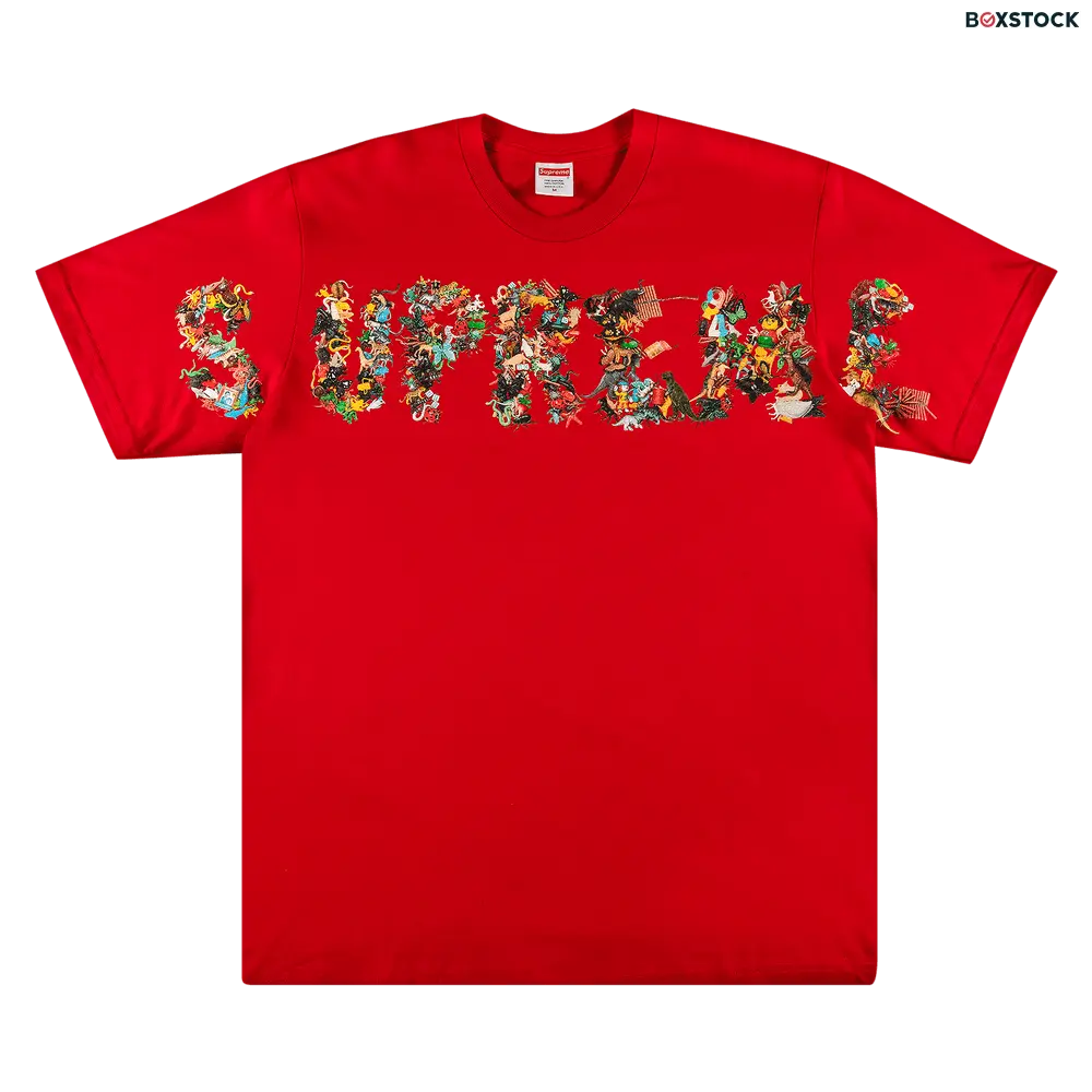 supreme Supreme Toy Pile Tee 'Red' Spring/Summer 2021