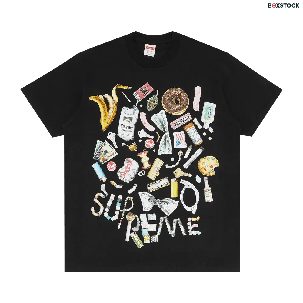 supreme Supreme Trash Tee 'Black' Spring/Summer 2023