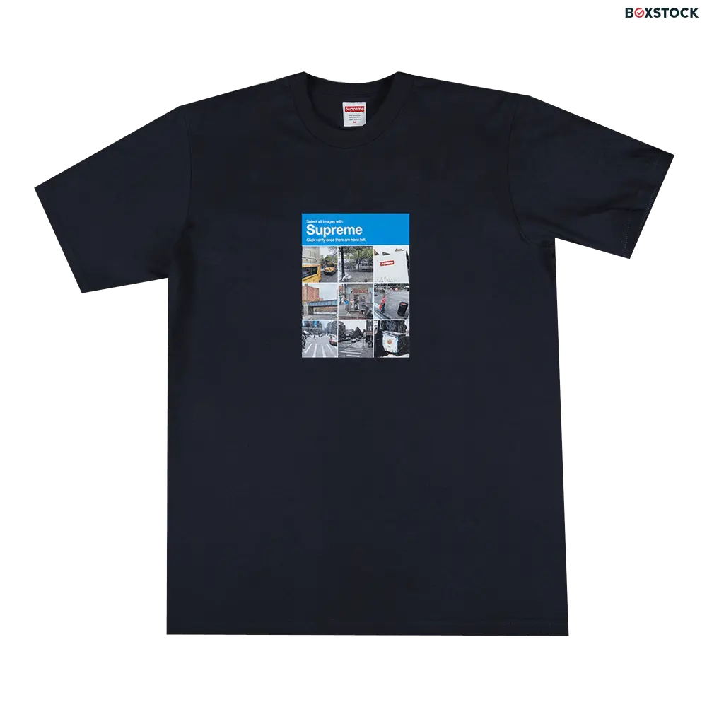 supreme Supreme Verify Tee 'Navy' Blue Fall/Winter 2020
