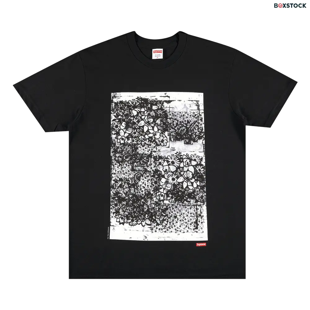 supreme Supreme x Christopher Wool 1995 Tee 'Black' Fall/Winter 2021