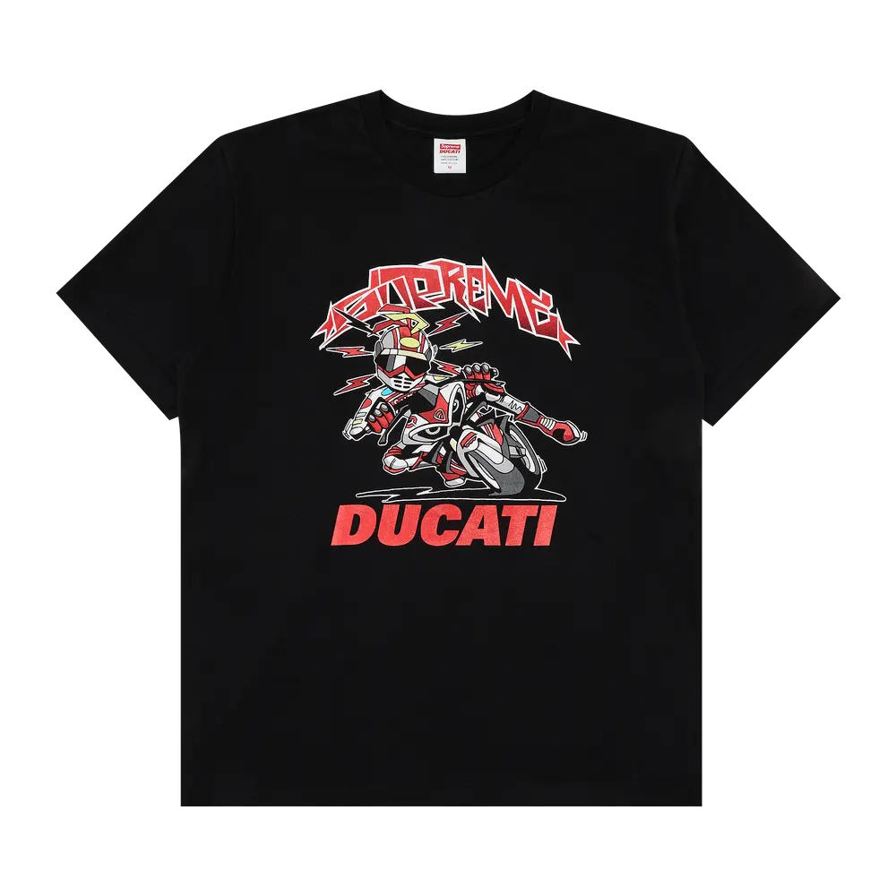 Supreme x Ducati Bike Tee 'Black' Spring/Summer 2024