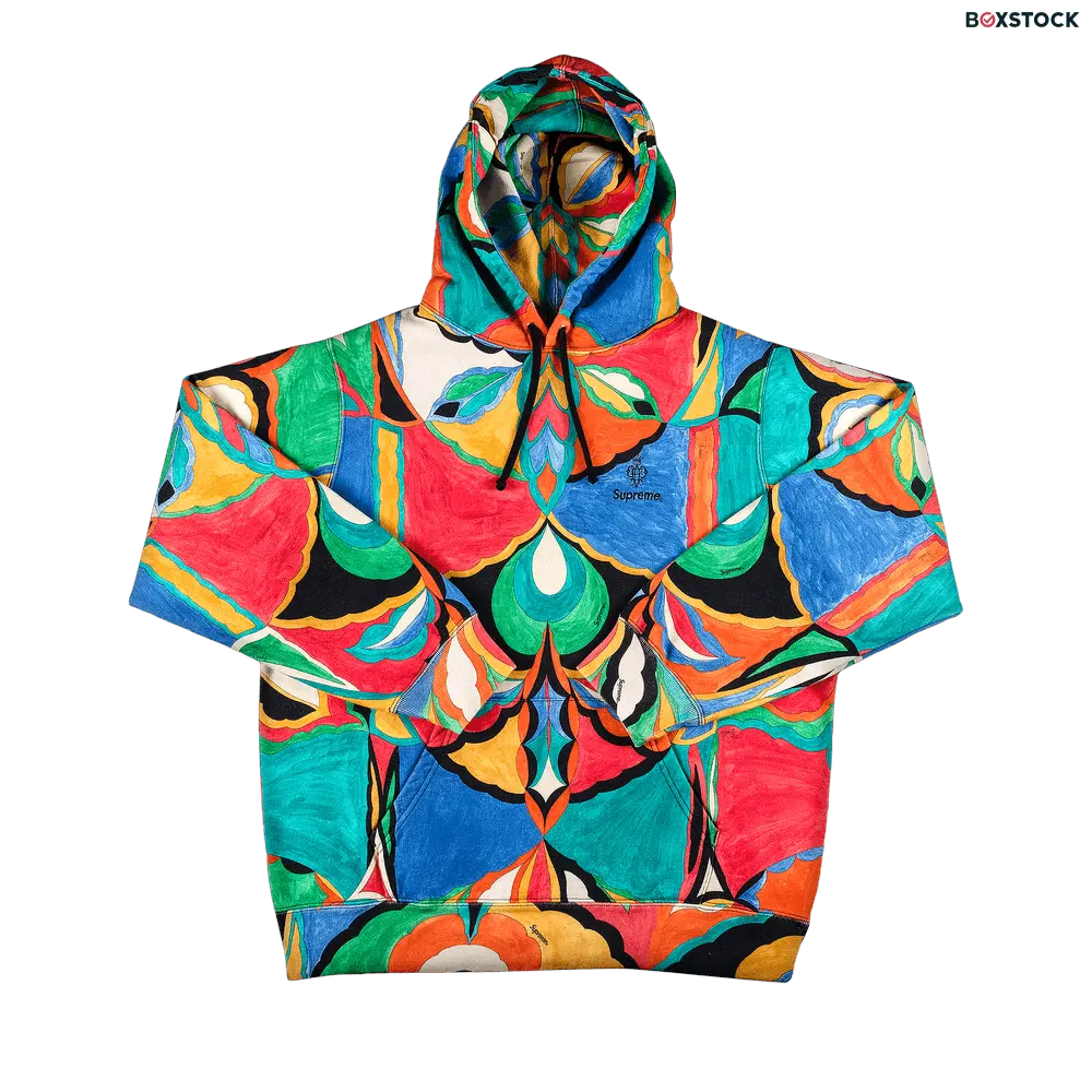 supreme Supreme x Emilio Pucci Hooded Sweatshirt 'Multicolor' Multi-Color Spring/Summer 2021