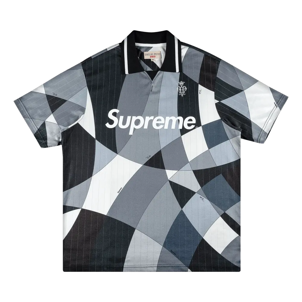 Supreme x Emilio Pucci Soccer Jersey 'Black' Spring/Summer 2021