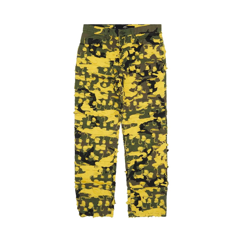 Supreme x Griffin 5-Pocket Jean 'Yellow Camo' Multi-Color Fall/Winter 2022