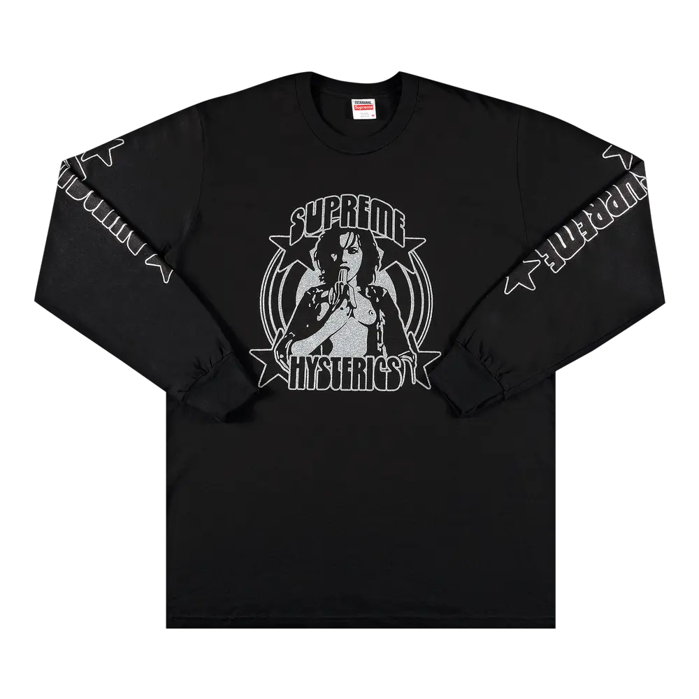Supreme x Hysteric Glamour Long-Sleeve Tee 'Black' Spring/Summer 2021