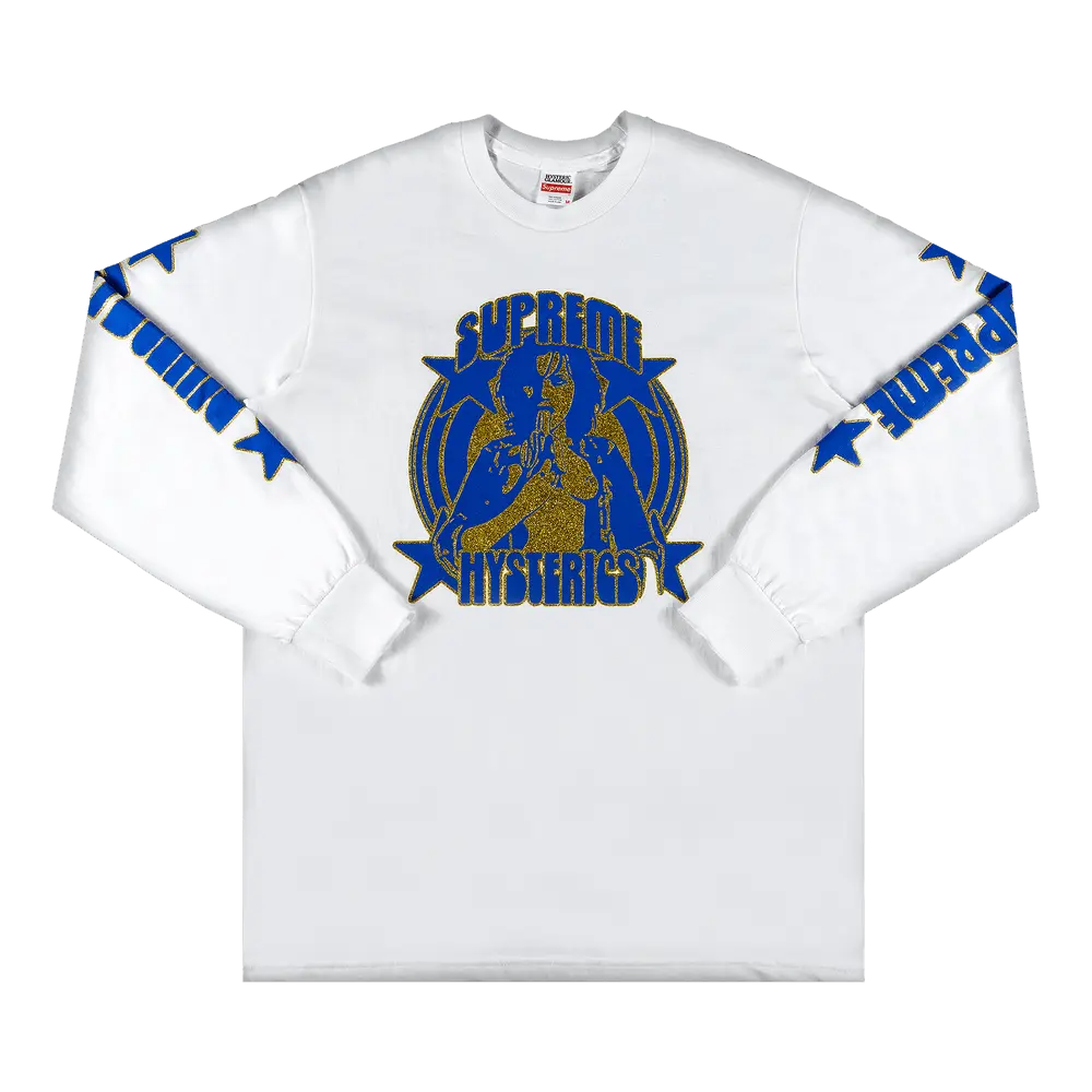 Supreme x Hysteric Glamour Long-Sleeve Tee 'White' Spring/Summer 2021