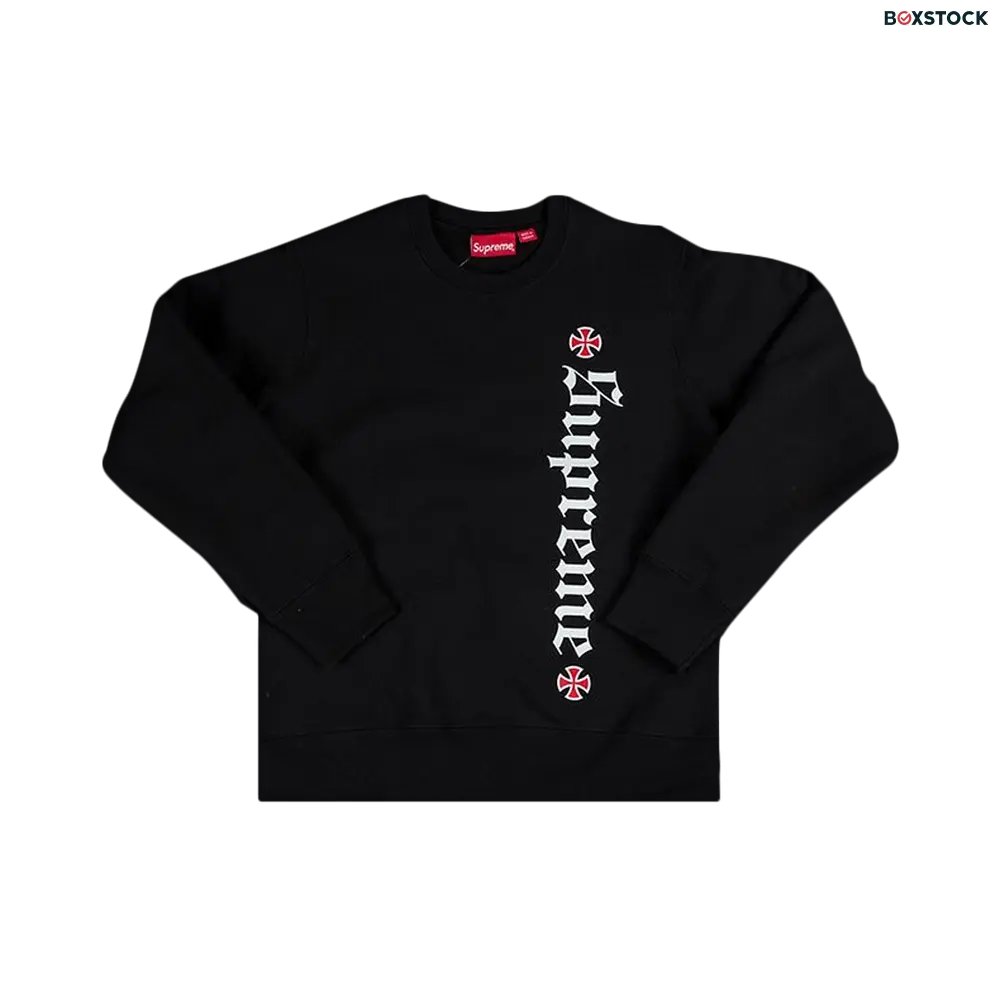 supreme Supreme x Independent Fuck The Rest Crewneck 'Black' Fall/Winter 2017