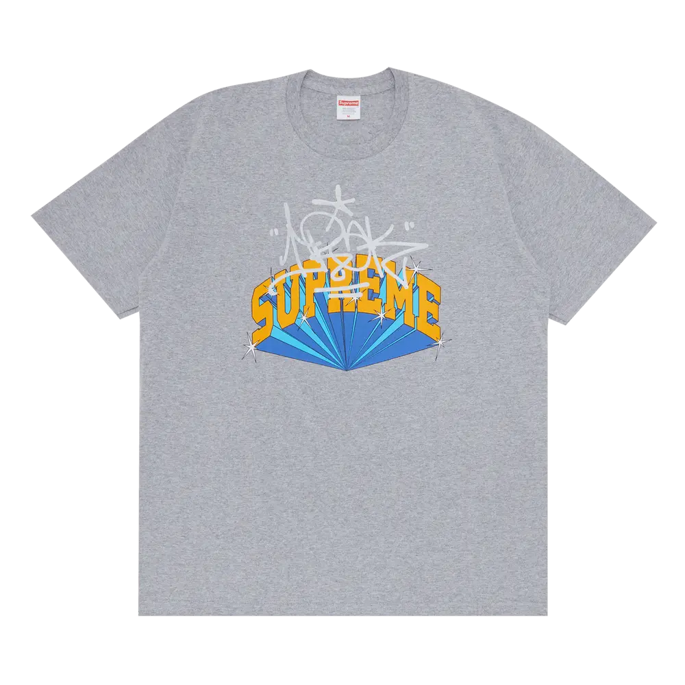 Supreme x IRAK Arc Tee 'Heather Grey' Fall/Winter 2022