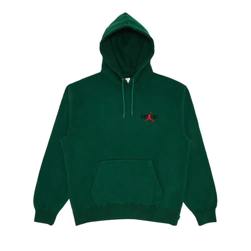 Supreme x Jordan Hooded Sweatshirt 'Green' Fall/Winter 2024