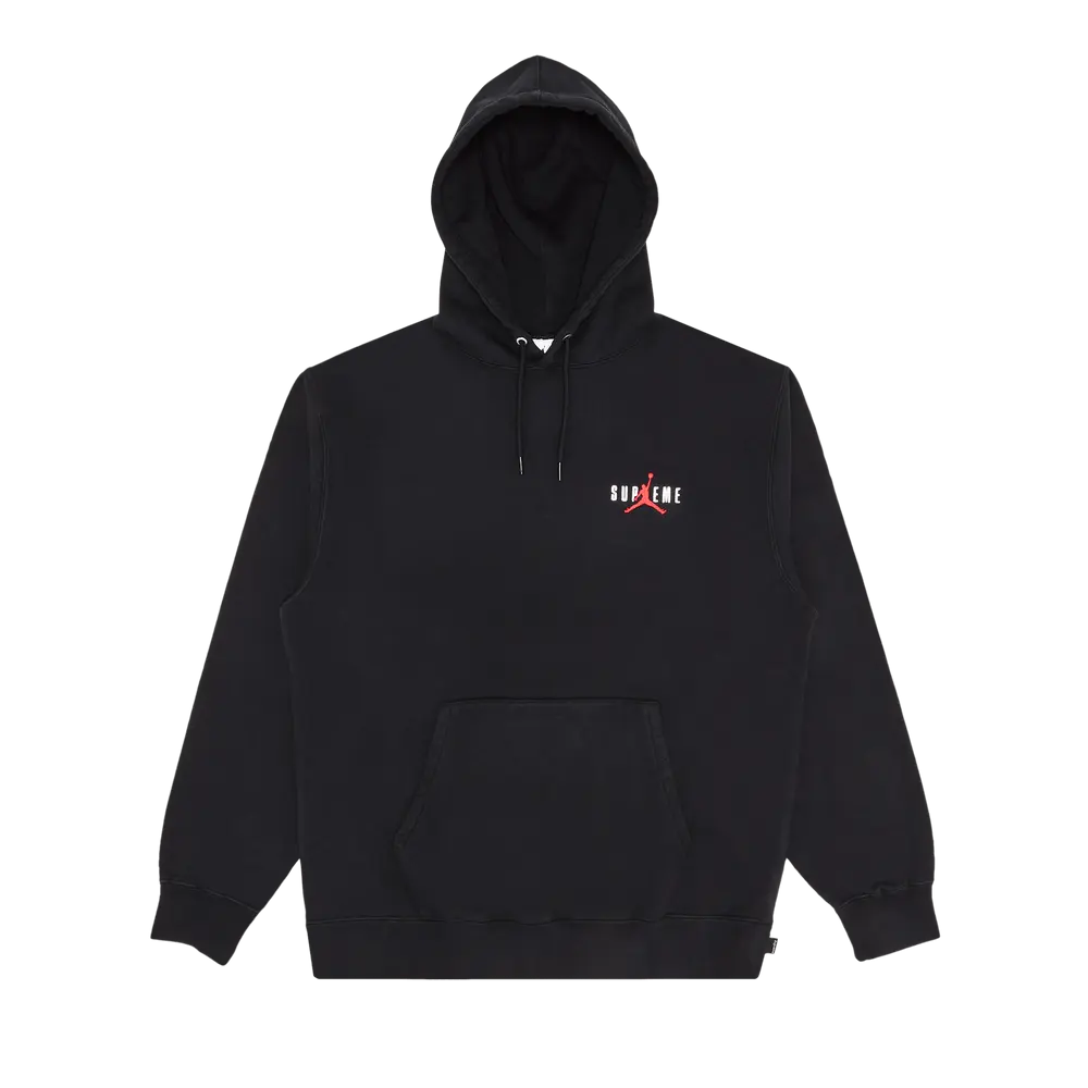Supreme x Jordan Hooded Sweatshirt 'Black' Fall/Winter 2024