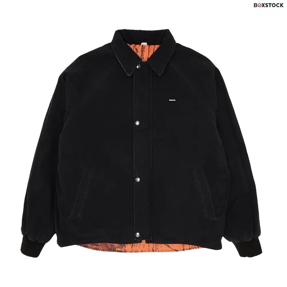 Supreme x RealTree Reversible Quilted Work Jacket 'Black' Spring/Summer 2024