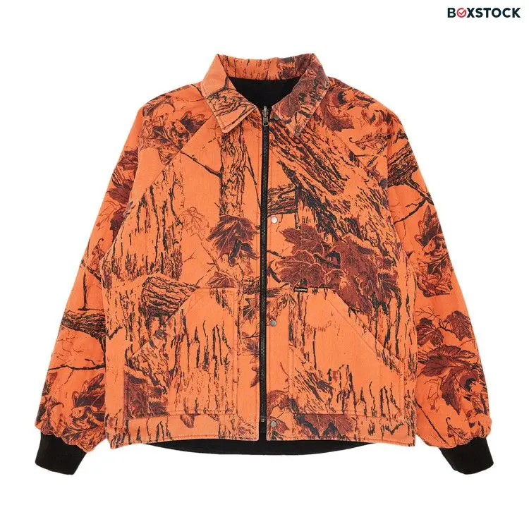 Supreme x RealTree Reversible Quilted Work Jacket 'Black' Spring/Summer 2024