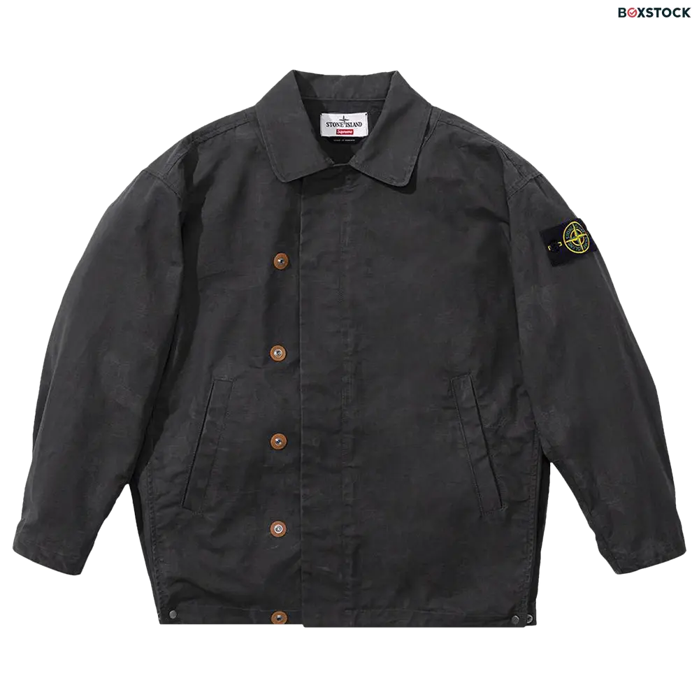 supreme Supreme x Stone Island Reactive Ice Camo Ripstop Jacket 'Black' Spring/Summer 2022