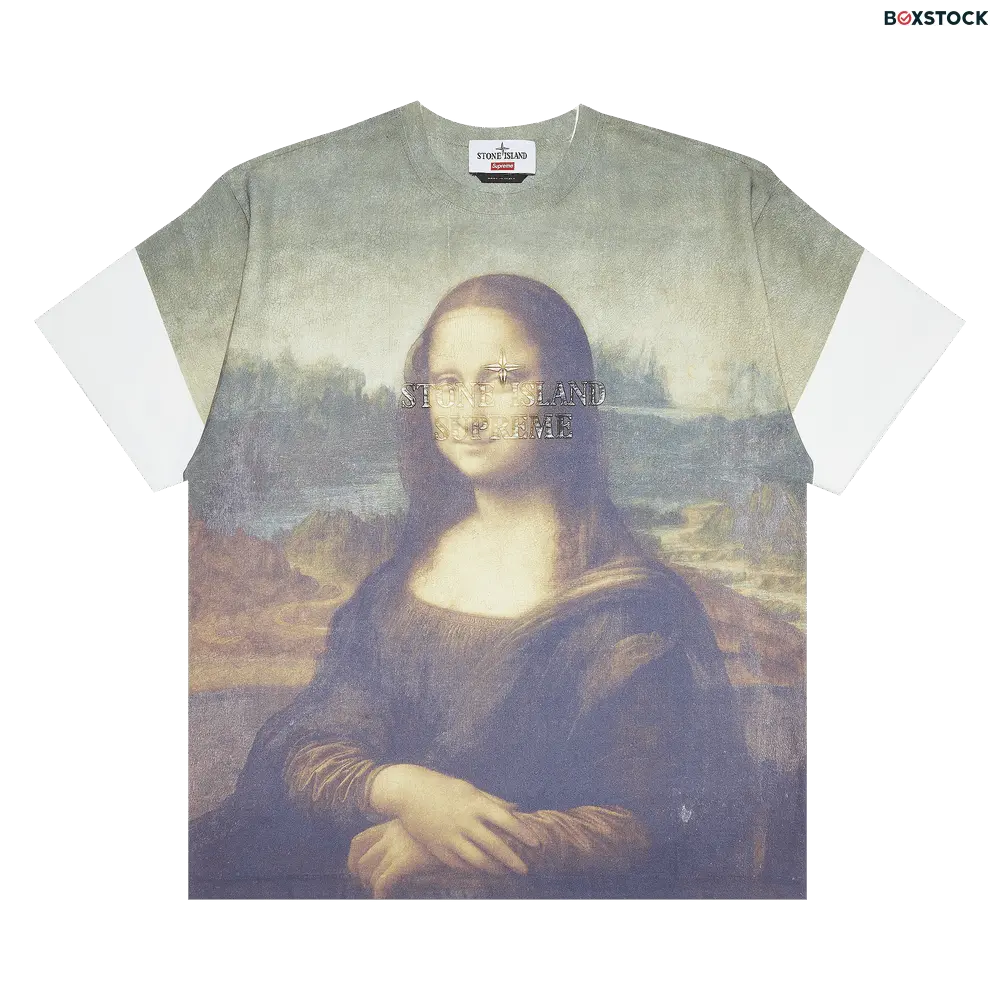 supreme Supreme x Stone Island Short-Sleeve Top 'Mona Lisa' Multi-Color Spring/Summer 2022