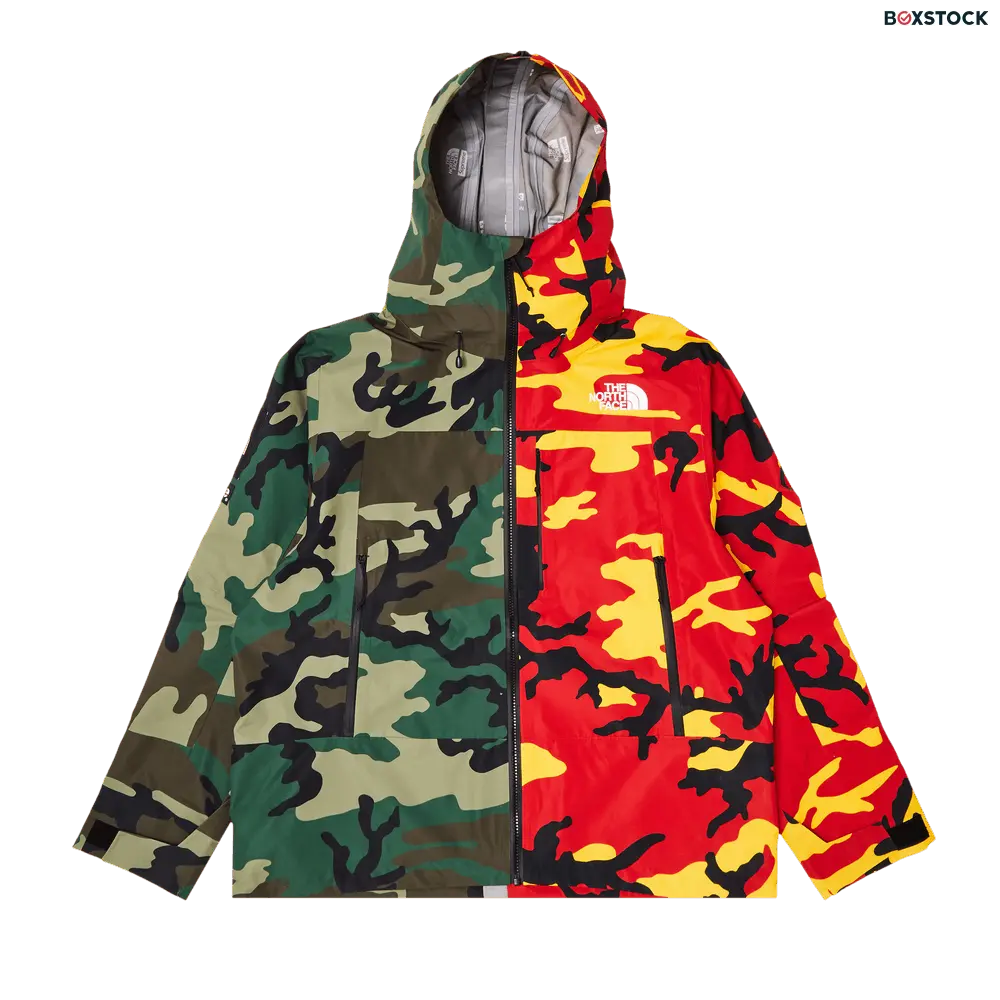 supreme Supreme x The North Face Split Taped Seam Shell Jacket 'Camo' Multi-Color Spring/Summer 2024