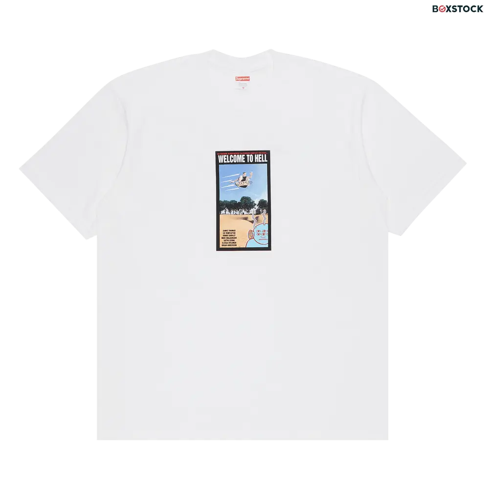 supreme Supreme x Toy Machine Welcome To Hell Tee 'White' Spring/Summer 2024